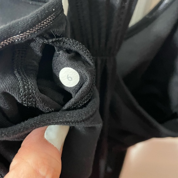 Lululemon Black Tank Top Size 6 - Picture 3 of 3